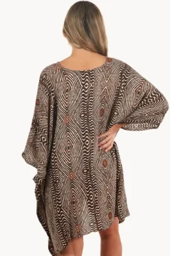 Overswim|Sundrenched Papua Short Tunic Brown