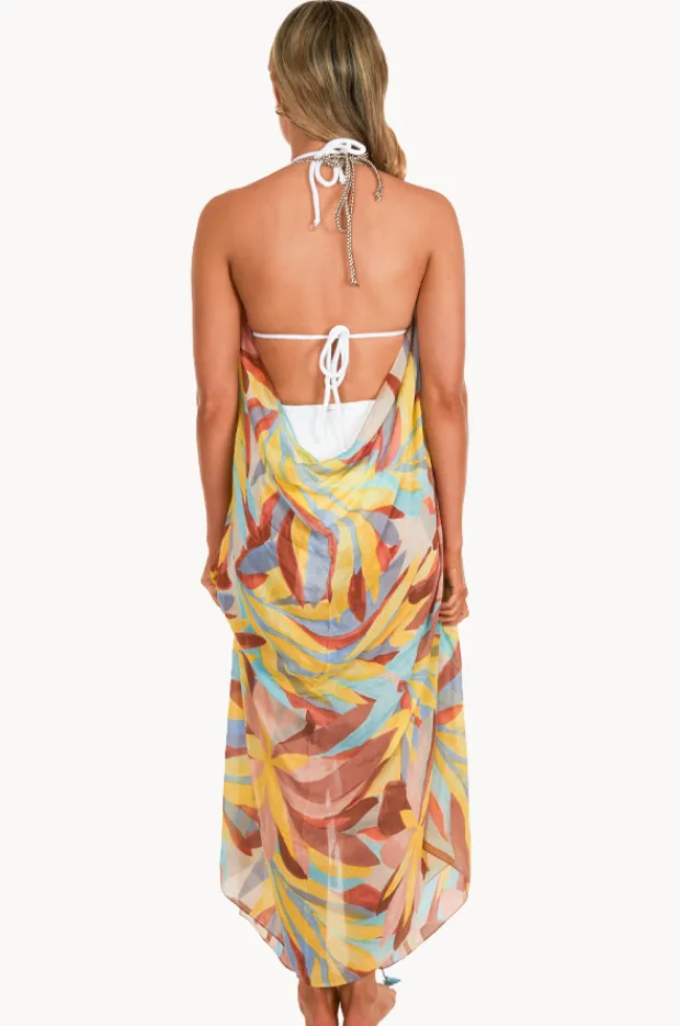 Dresses|Pool To Party Paradise Found Maxi Halter Dress Multi