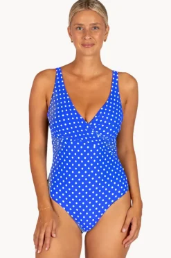 One Pieces|Baku Parisian Summer D/E Cup Wrap One Piece Electric