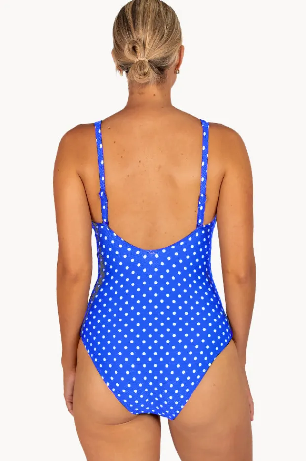 One Pieces|Baku Parisian Summer D/E Cup Wrap One Piece Electric