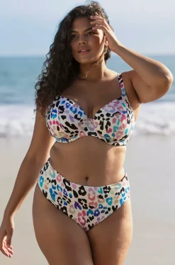 Bottoms|Elomi Swimwear Party Bay Mid Rise Brief Multi