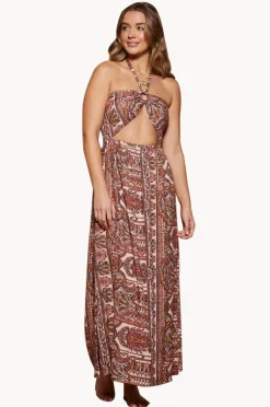 Dresses|Tigerlily Pashmina Keira Maxi Dress Sand