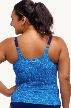 Tankini Tops|Funkita Pebble Beach Scoop Neck Tankini Separate Blue
