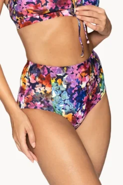 Bottoms|Nip Tuck Petunias Marilyn High Waist Pant Multi