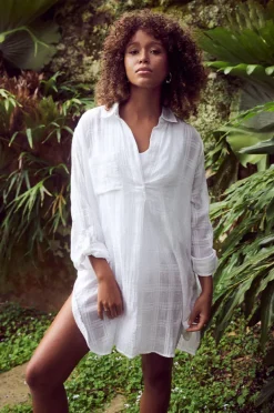 Overswim|Sunseeker Picnic Painters Shirt White