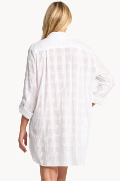 Overswim|Sunseeker Picnic Painters Shirt White