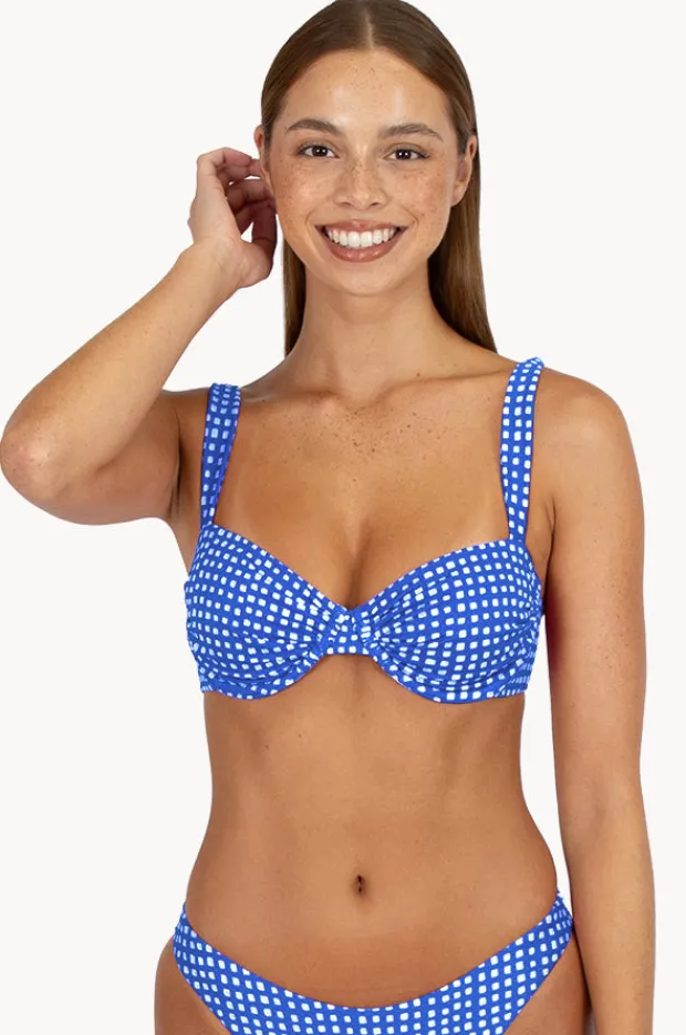 Bikini Tops|Baku Picnic Point B/C Retro Demi Bra Electric