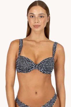 Bikini Tops|Baku Picnic Point B/C Retro Demi Bra Black