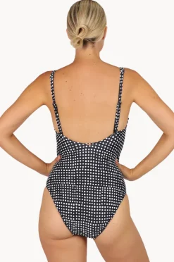 One Pieces|Baku Picnic Point D/E Cup Wrap One Piece Black