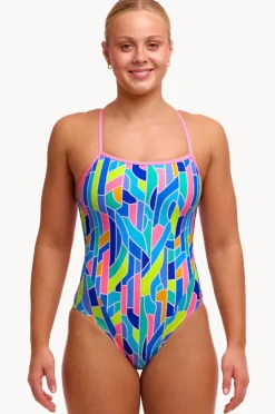 One Pieces|Funkita Pillared Single Strap One Piece Multi
