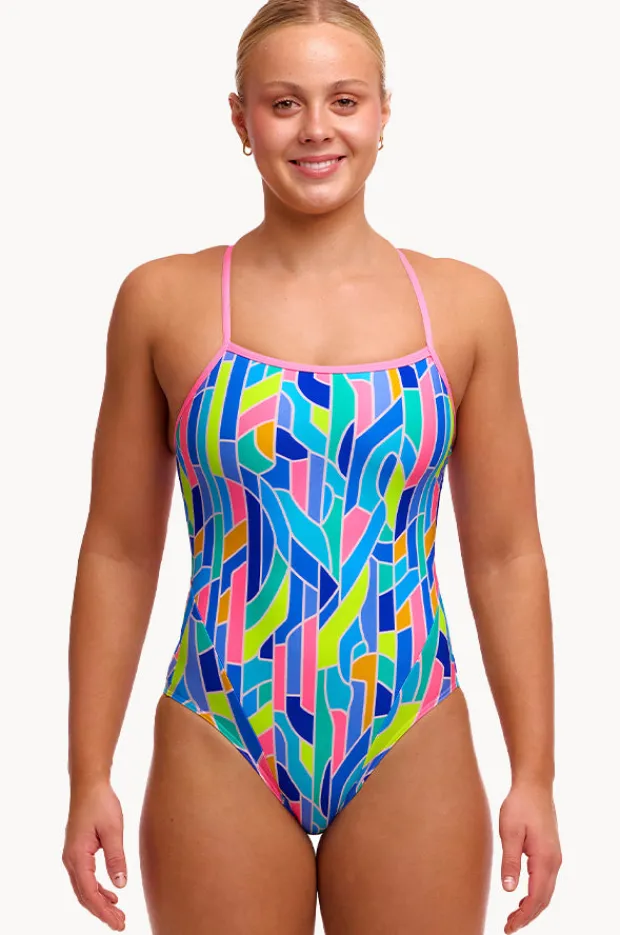 One Pieces|Funkita Pillared Single Strap One Piece Multi