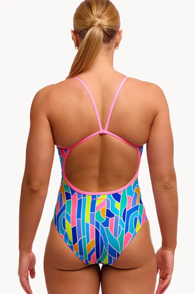 One Pieces|Funkita Pillared Single Strap One Piece Multi