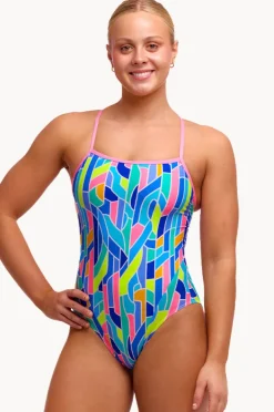 One Pieces|Funkita Pillared Single Strap One Piece Multi