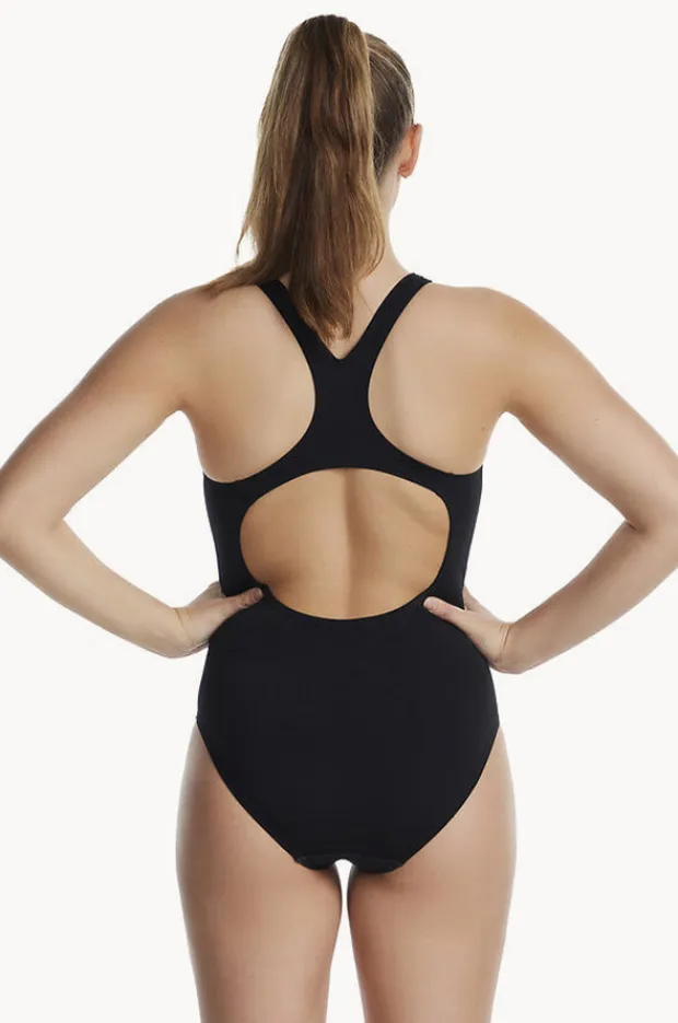 One Pieces|Speedo Placement Medalist One Piece Black/blue