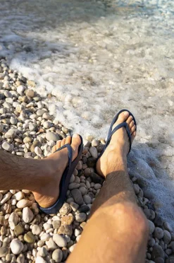 Footwear|Footwear|Archies Plain Arch Support Thongs Navy