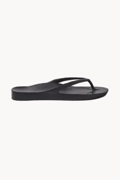 Footwear|Footwear|Archies Plain Arch Support Thongs Black
