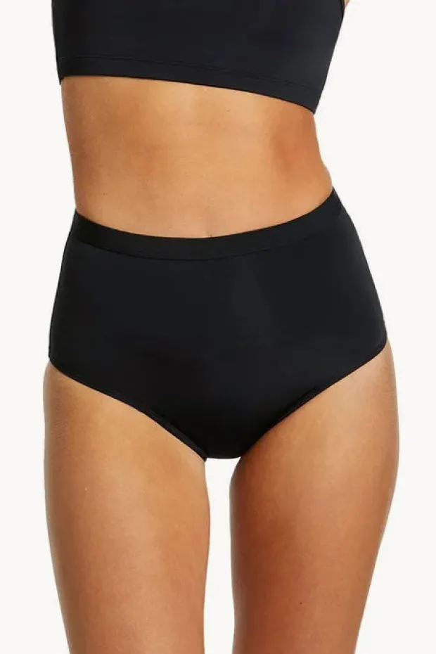 Bottoms|Love Luna Plain Bind Full Brief Black