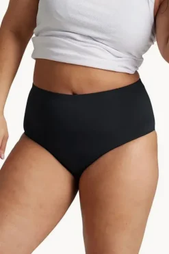 Bottoms|Love Luna Plain Bind Full Brief Black