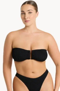 Bikini Tops|Bond-eye Plain Eco Blake Bandeau Black