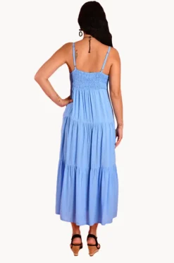 Dresses|Go Girl Plain Ellie Midi Dress Baby blue