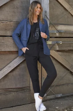 Pants|Betty Basics Plain Heidi Pant Black