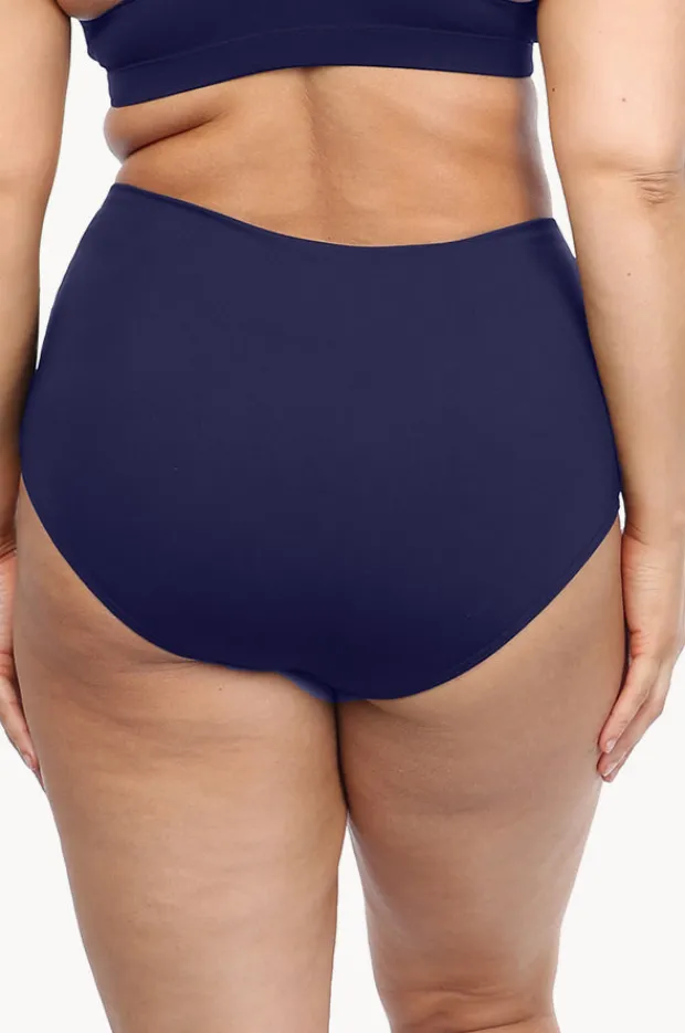 Bottoms|Base Swim Plain High Waisted Pant Navy