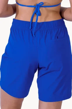 Boardshorts|Base Swim Plain Mid Boardshort Cobalt
