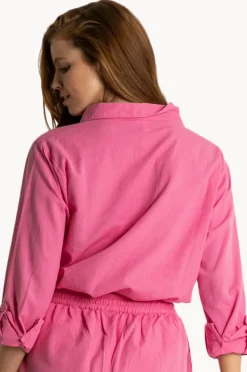 Tops|Sunseeker Plain Mystic Shirt Mystic pink