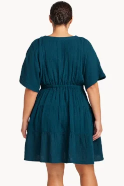 Dresses|Artesands Plain Pachelbel Short Dress Navy