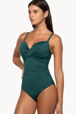 One Pieces|Nip Tuck Plain Ruth D/DD Cup One Piece Pine