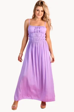 Dresses|Go Girl Plain Summer Maxi Dress Lilac