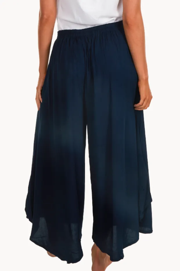 Pants|Bodacious Plain Sydney Wide Leg Pant Navy