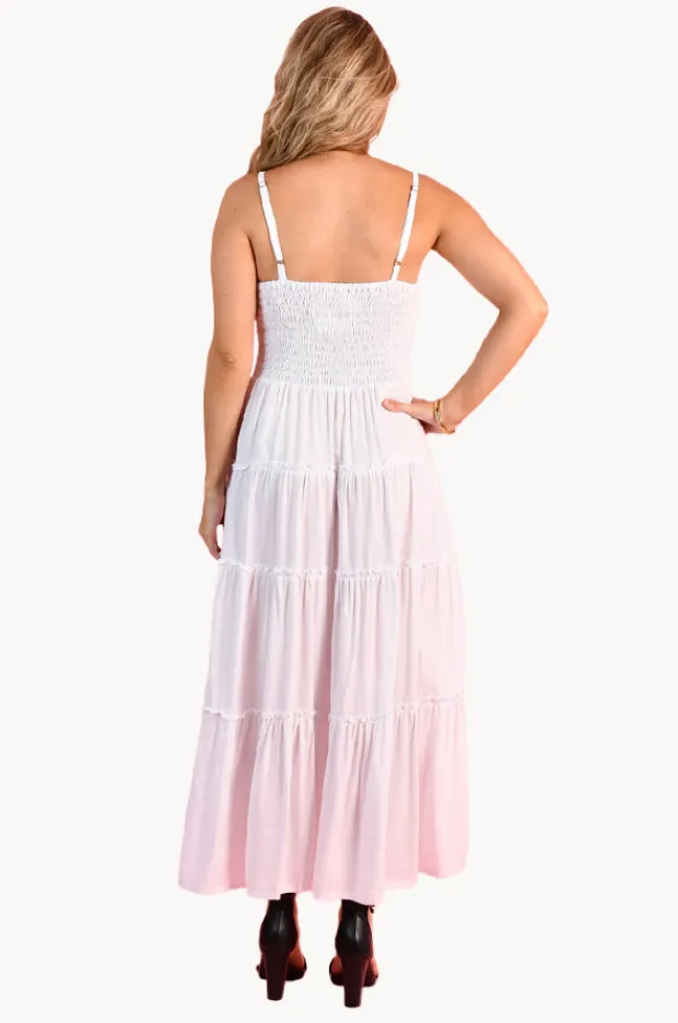 Dresses|Go Girl Plain Traveller Maxi Dress White