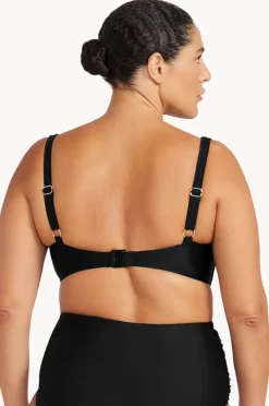 Bikini Tops|Artesands Plains Delacroix Cross Front Bra Black