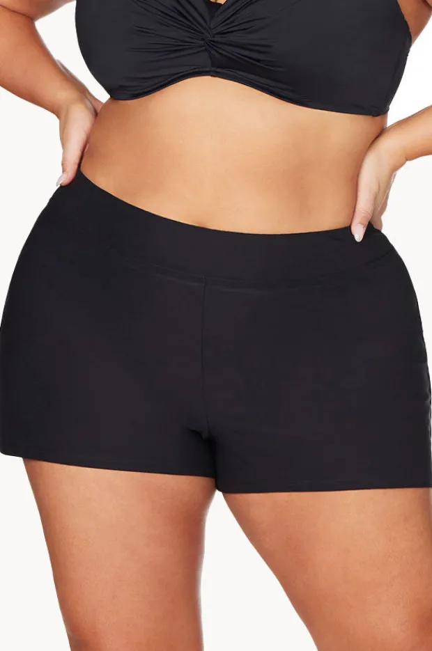 Bottoms|Artesands Plains Delacroix Swim Short Black