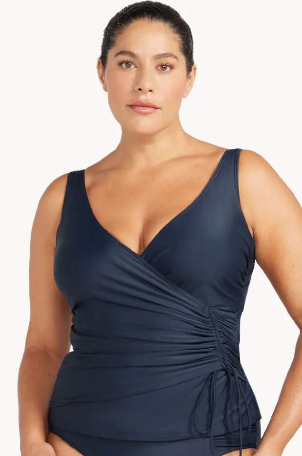 Tankini Tops|Artesands Plains Rembrant Tankini Separate Navy