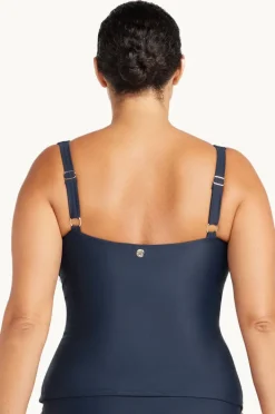 Tankini Tops|Artesands Plains Rembrant Tankini Separate Navy