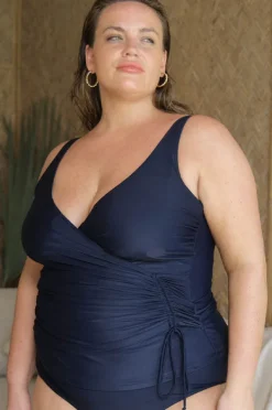 Tankini Tops|Artesands Plains Rembrant Tankini Separate Navy