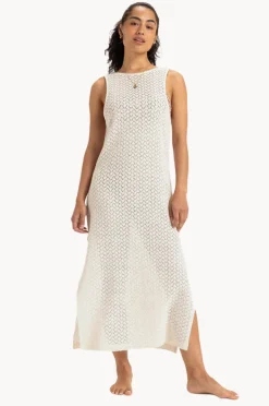 Dresses|Roxy Playa Mood Crochet Dress Egret