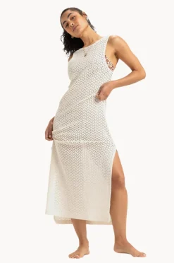Dresses|Roxy Playa Mood Crochet Dress Egret