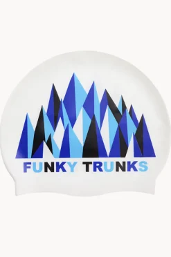 Swim Caps|Funky Trunks Polar Caps Swim Cap White/blue