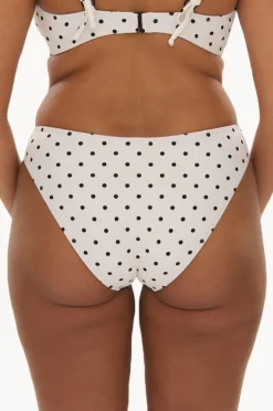 Bottoms|Raq Apparel Polka Dot 90's Brief Cream