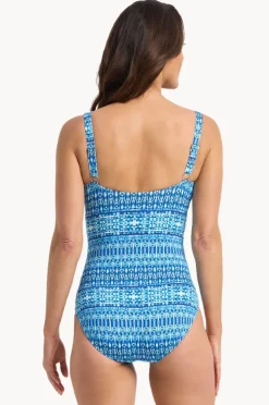 One Pieces|Jantzen Portugal Dd/e Cup Mesh Frill One Piece Navy