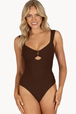 One Pieces|Baku Positano Retro One Piece Mocha