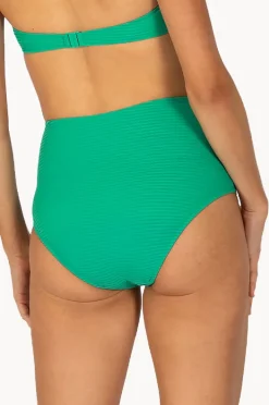 Bottoms|Baku Positano Ultra High Waist Pant Emerald