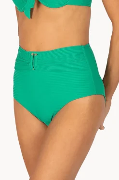 Bottoms|Baku Positano Ultra High Waist Pant Emerald