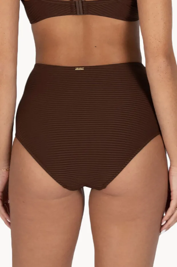 Bottoms|Baku Positano Ultra High Waist Pant Mocha