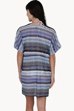 Overswim|J.valdi Praia Drawstring Kimono Blue/Multi