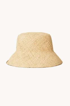 Headwear|Rip Curl Premium Straw Bucket Hat Natural