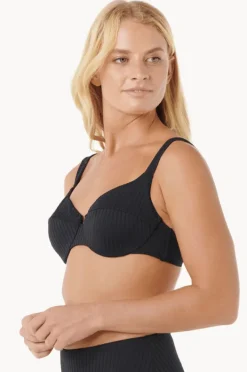 Bikini Tops|Rip Curl Premium Surf E Cup Bra BLACK